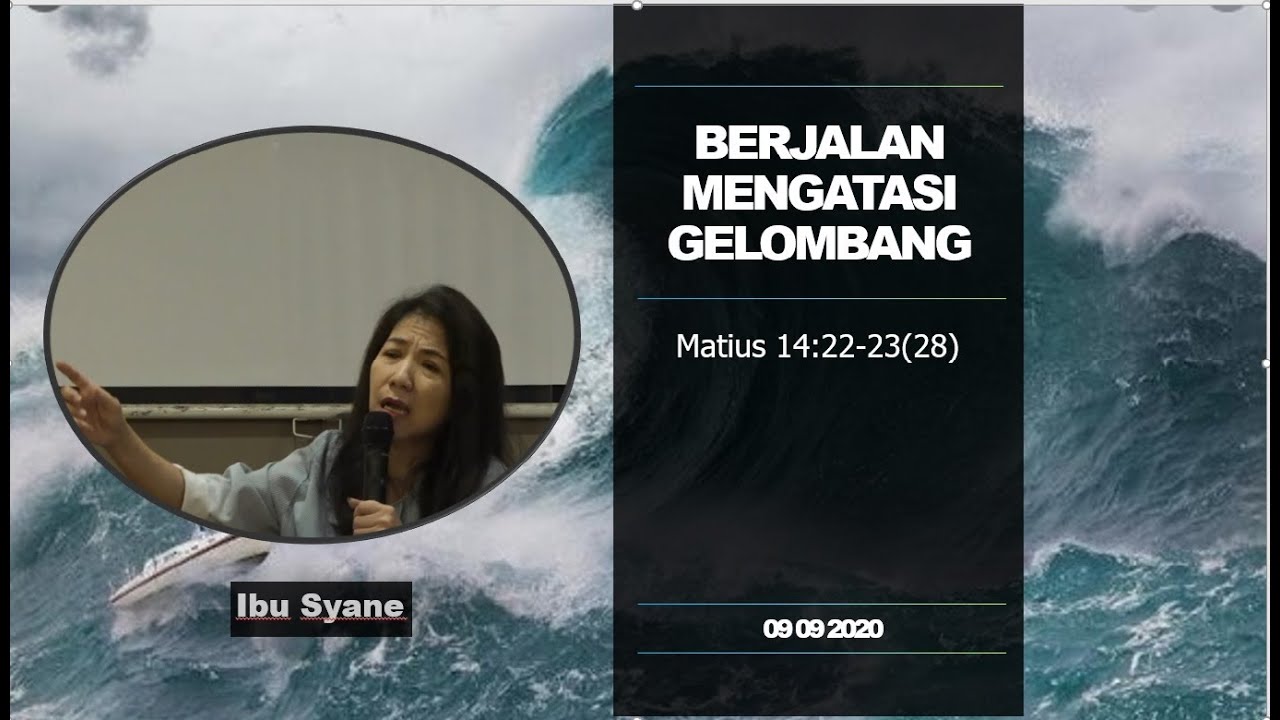 Berjalan Mengatasi Gelombang Ibu Syane Sari RDMB Church Of Prayer