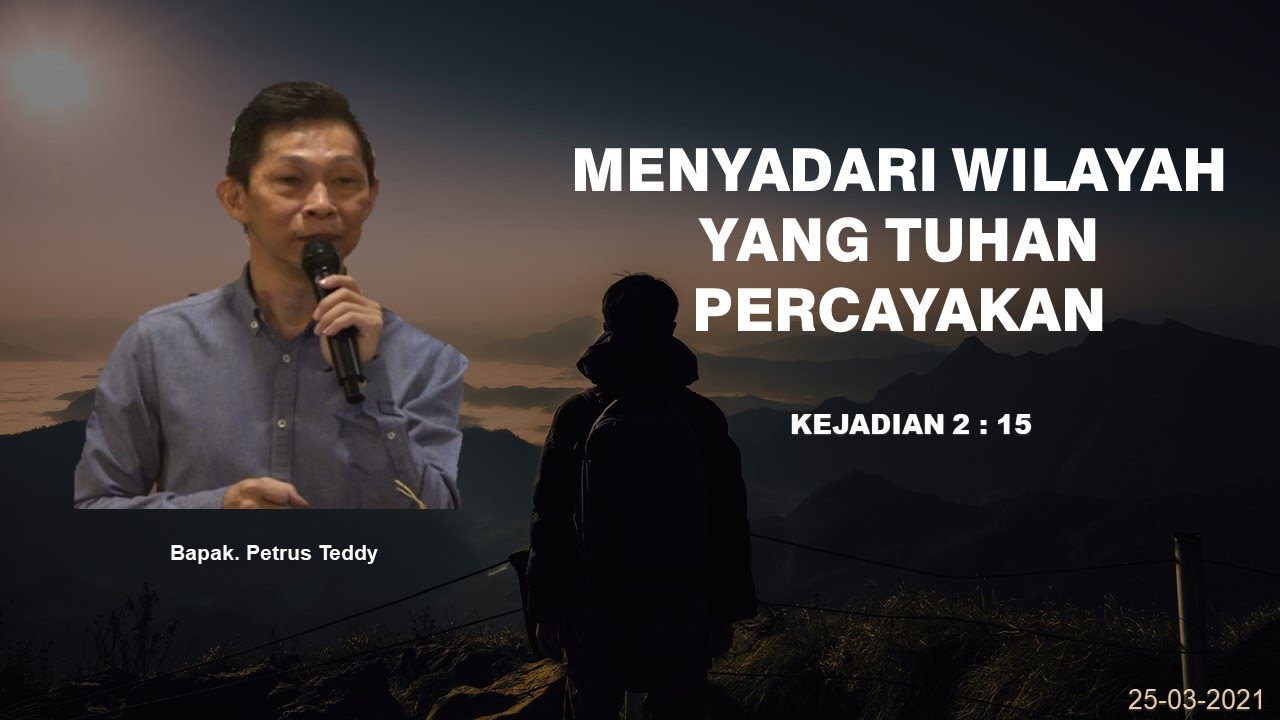 Menyadari Wilayah Yang Tuhan Percayakan Bapak Petrus Teddy Rdmb