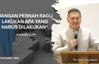 “Sedang Berlari Atau Merasa Sedang Berlari?” (Bpk. Petrus Tedy)