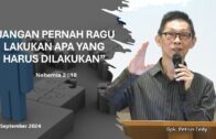 “Sedang Berlari Atau Merasa Sedang Berlari?” (Bpk. Petrus Tedy)