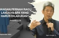 “Sedang Berlari Atau Merasa Sedang Berlari?” (Bpk. Petrus Tedy)