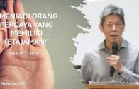 “Jangan Kehilangan Pengharapan” (Bpk.Hidajat)