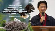 Tuhan Sedang Mengawasi Dan Mengajari Kita, Bagaikan Induk Rajawali Terhadap Anaknya. (Bpk. Stevanus)