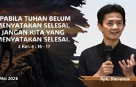 Tetaplah Berlari Dalam Lintasanmu (Bpk. Stevanus)