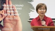 “Menjadi Orang Percaya Yang Memiliki Ketajaman!” (Ibu Elizabeth Mutiara)