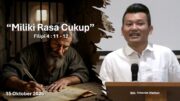 “Miliki Rasa Cukup” (Bpk. Yohanes Marbun)