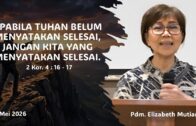Tetaplah Berlari Dalam Lintasanmu (Pdm. Elizabeth Mutiara)