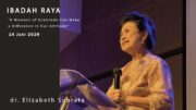 A Moment of Gratitude Can Make a Difference in Our Attitude (dr. Elizabeth Subrata)
