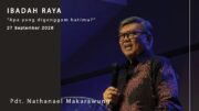 Apa yang digenggam hatimu? (Pdt. Nathanael Makarawung)